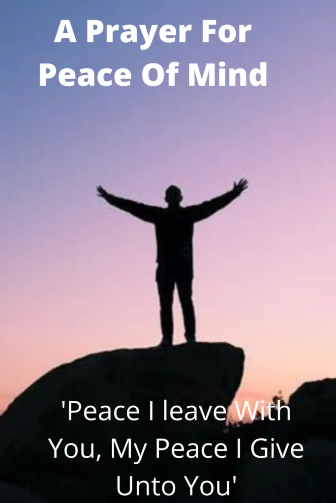 How To Pray For Peace Of Mind