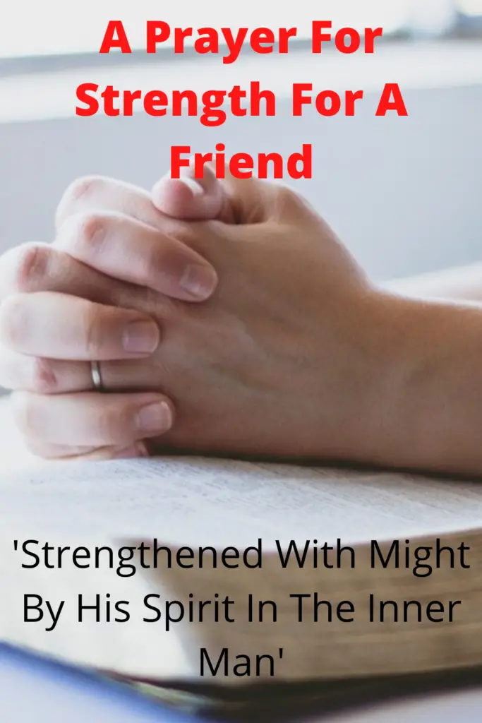 A Prayer For Strength For A Friend