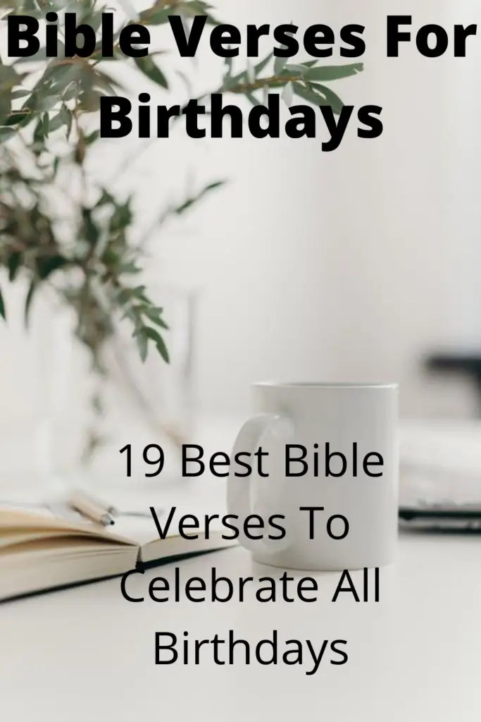 Bible Verses For Birthdays