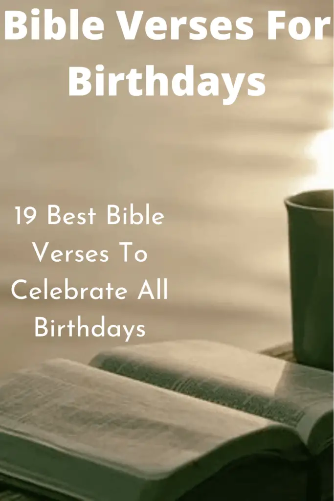 Bible Verses For Birthdays