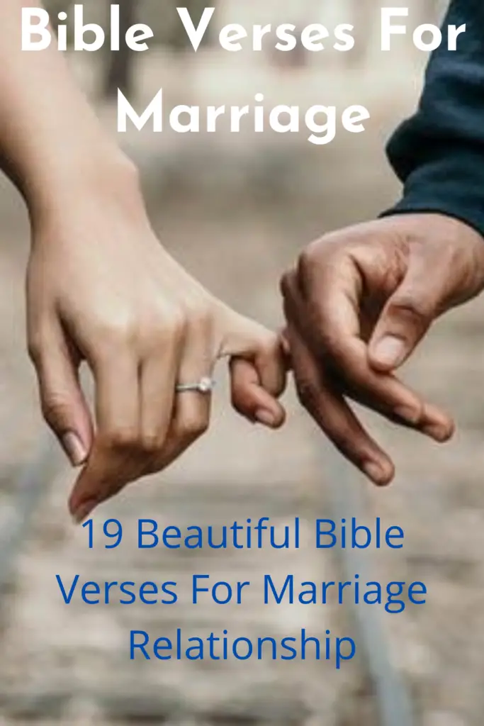 Bible Verses For Marriage