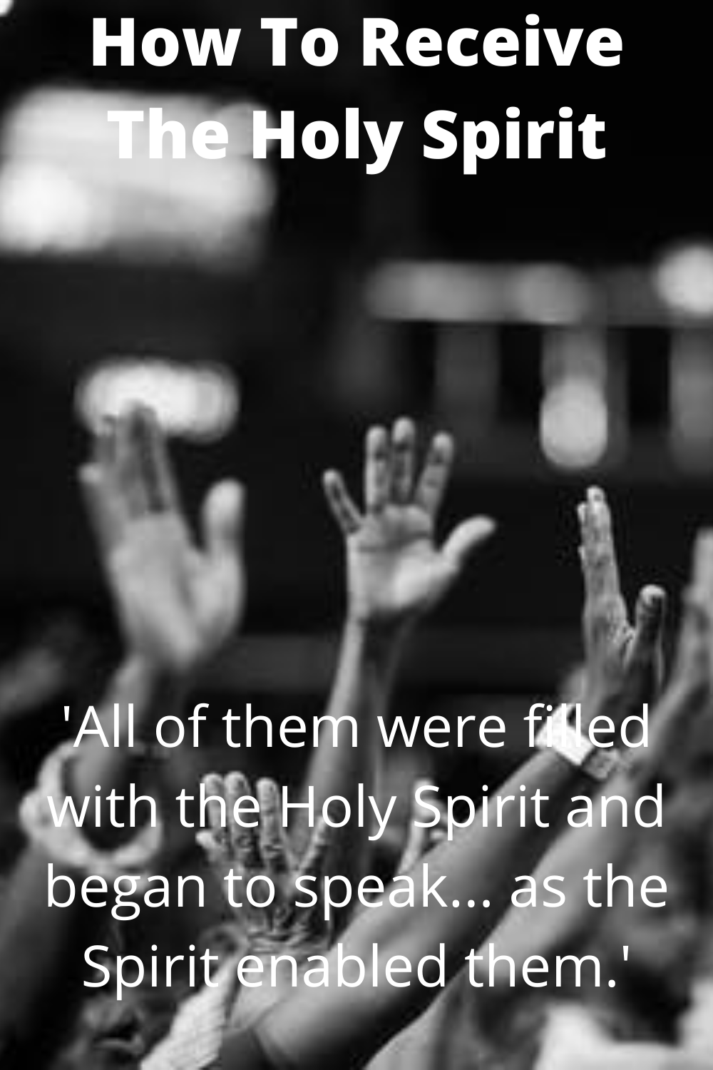 prayer to receive the baptism of the holy spirit