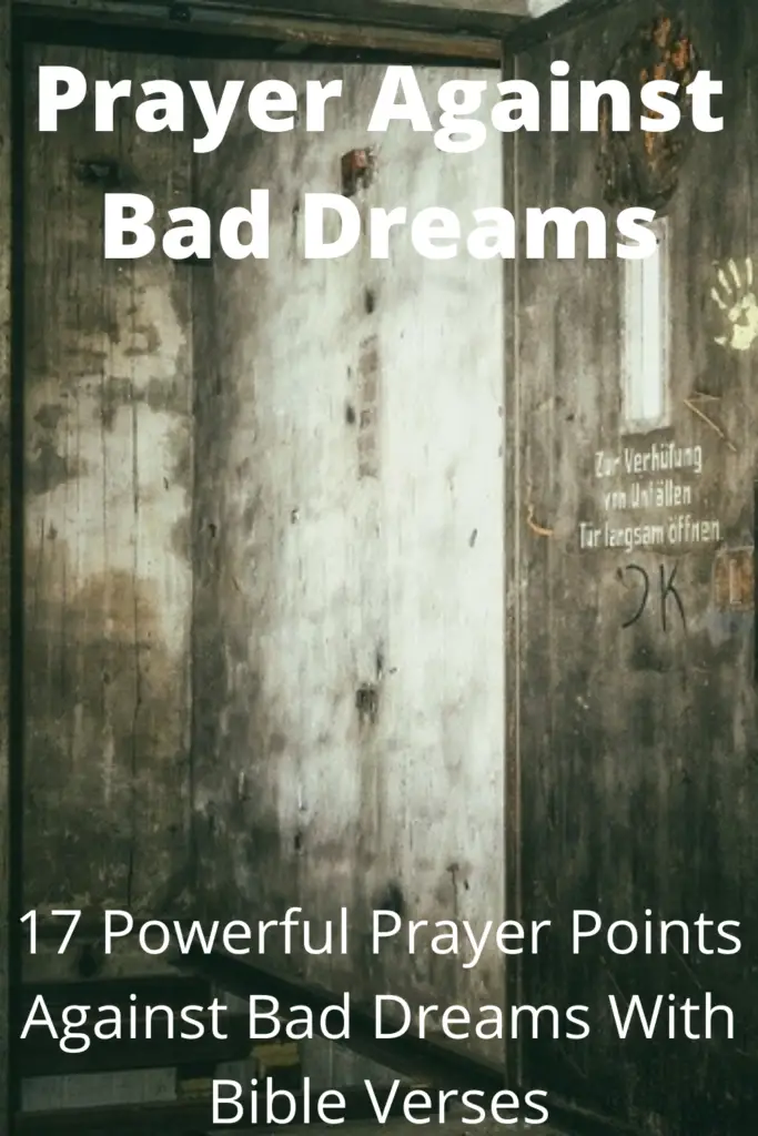 Prayer Against Bad Dreams