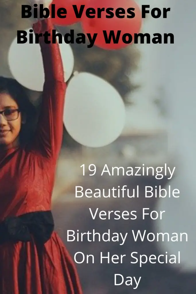 Bible Verses For Birthday Woman