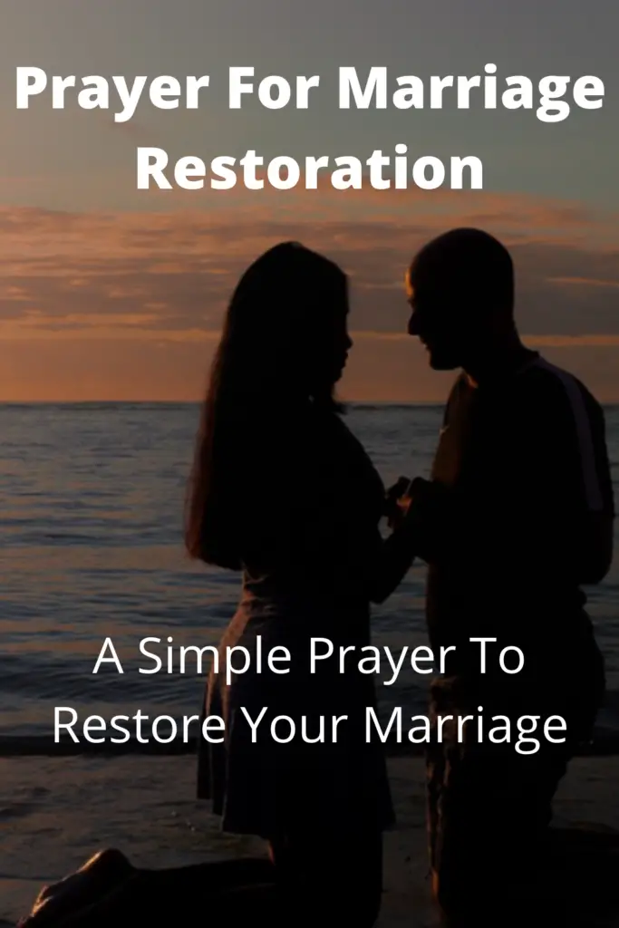 Prayer For Marriage Restoration