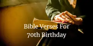 bible verses for 70th birthday