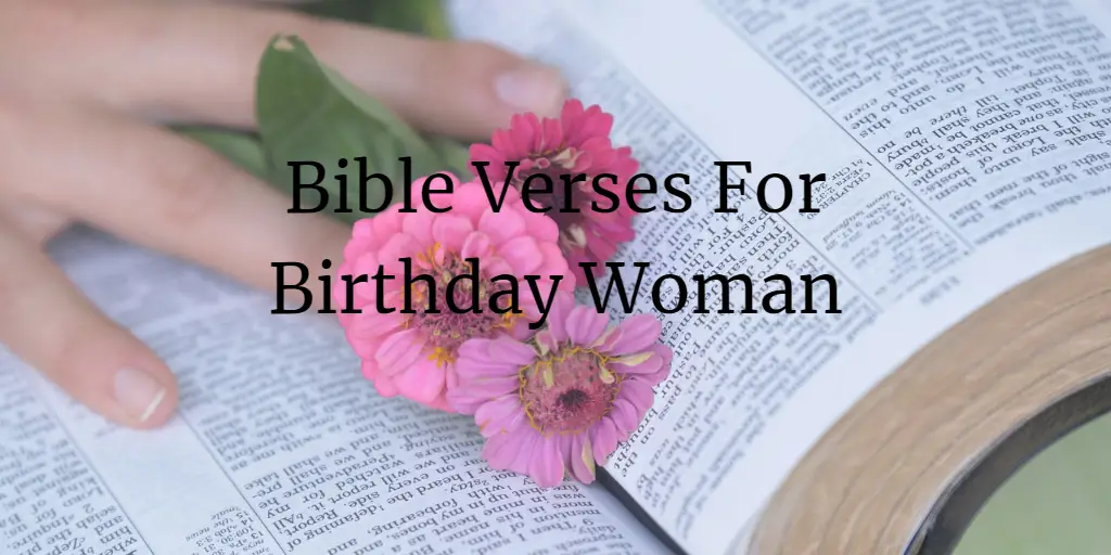 Birthday Bible Verse For Woman