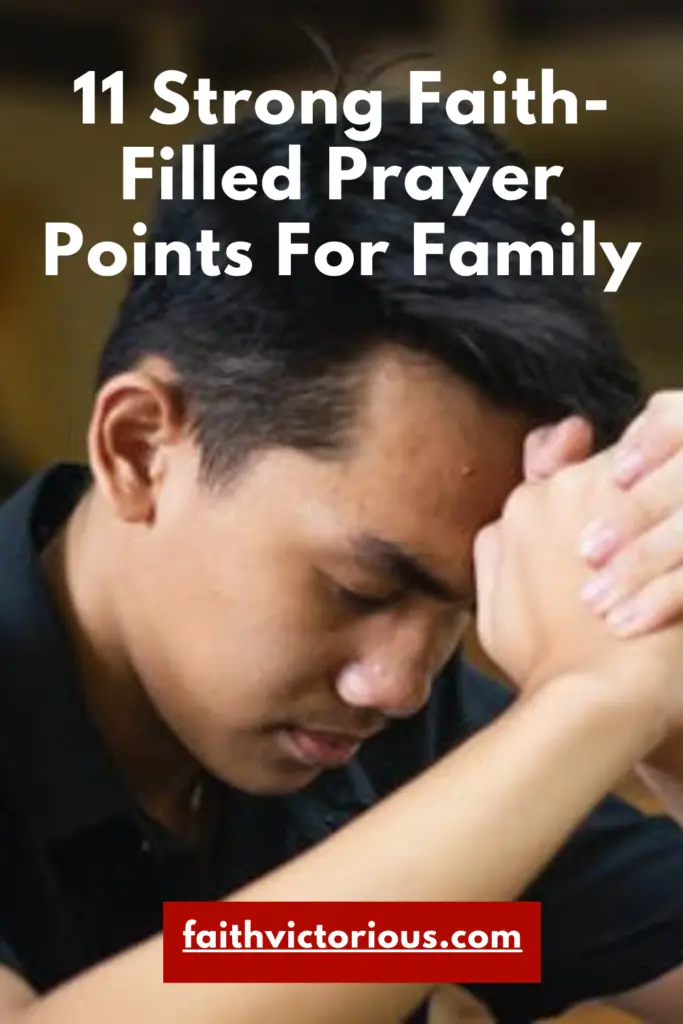 prayer points for family