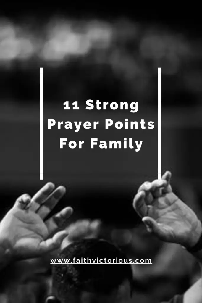 prayer points for family