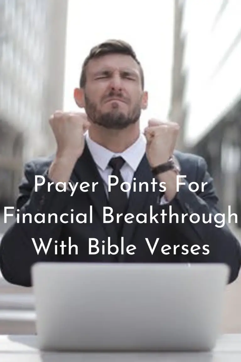 prayer for breakthrough in my finances 2018