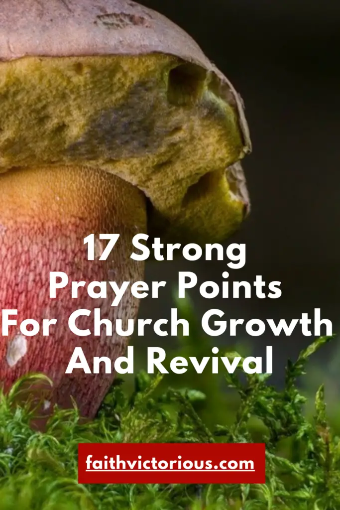 prayer points for church growth and revival