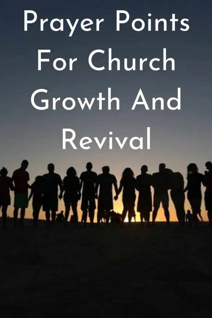 prayer points for church growth and revival