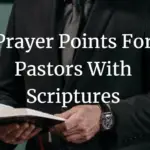 prayer points for pastors with scriptures