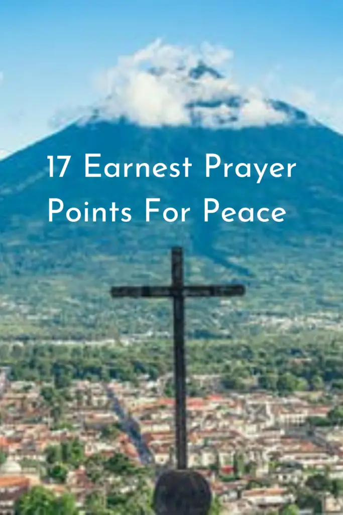 Prayer Points For Peace