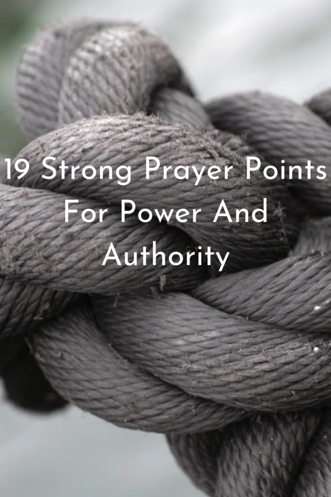 Prayer Points For Power And Authority