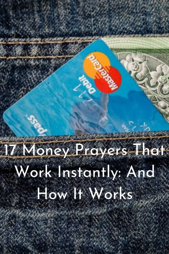 Money Prayers That Work Instantly