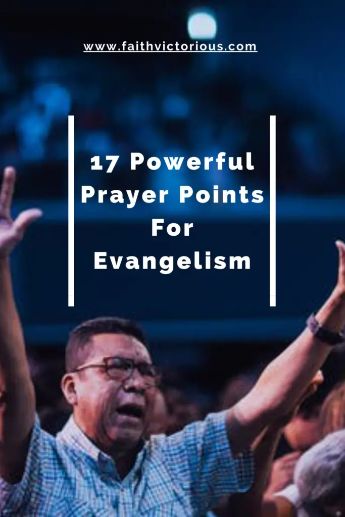 prayer points for evangelism