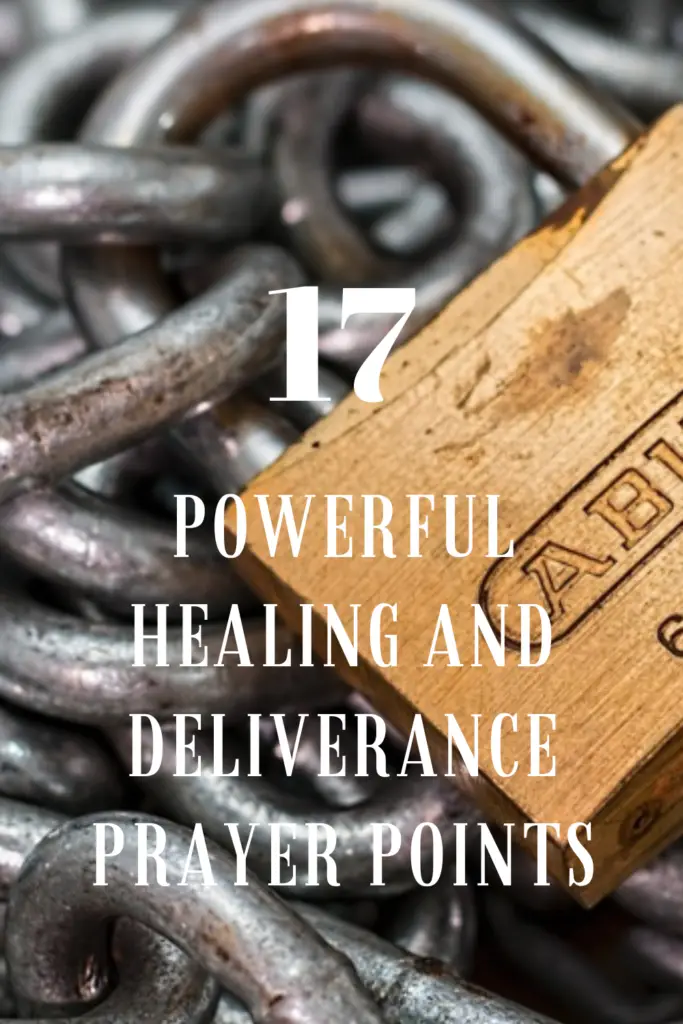 healing and deliverance prayer points