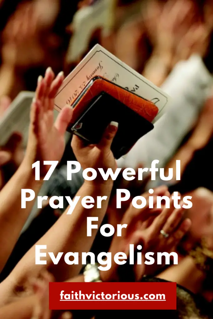 prayer points for evangelism