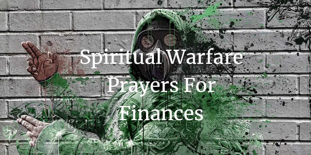 spiritual warfare prayers for finances