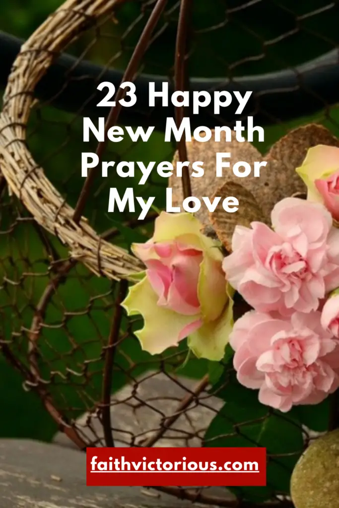 happy new month prayers for my love