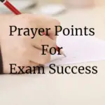 prayer points for exam success