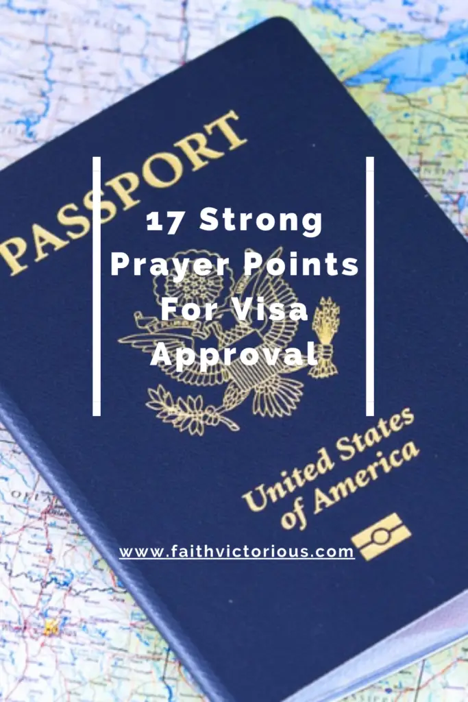 prayer points for visa approval 