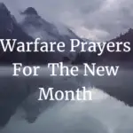 warfare prayers for the new month