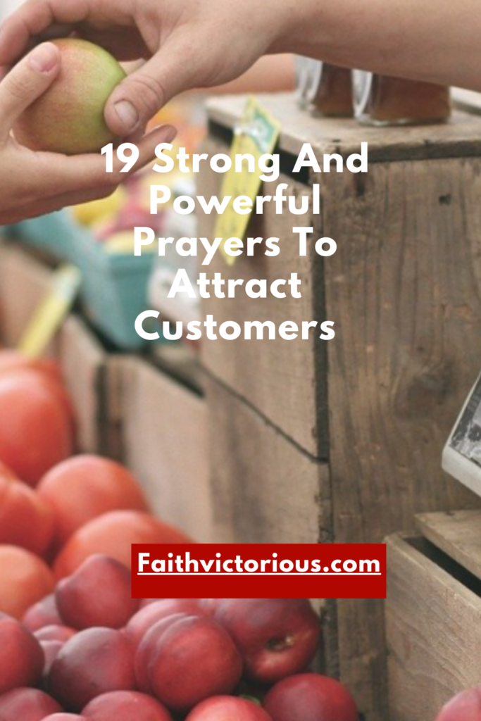 powerful prayers to attract customers