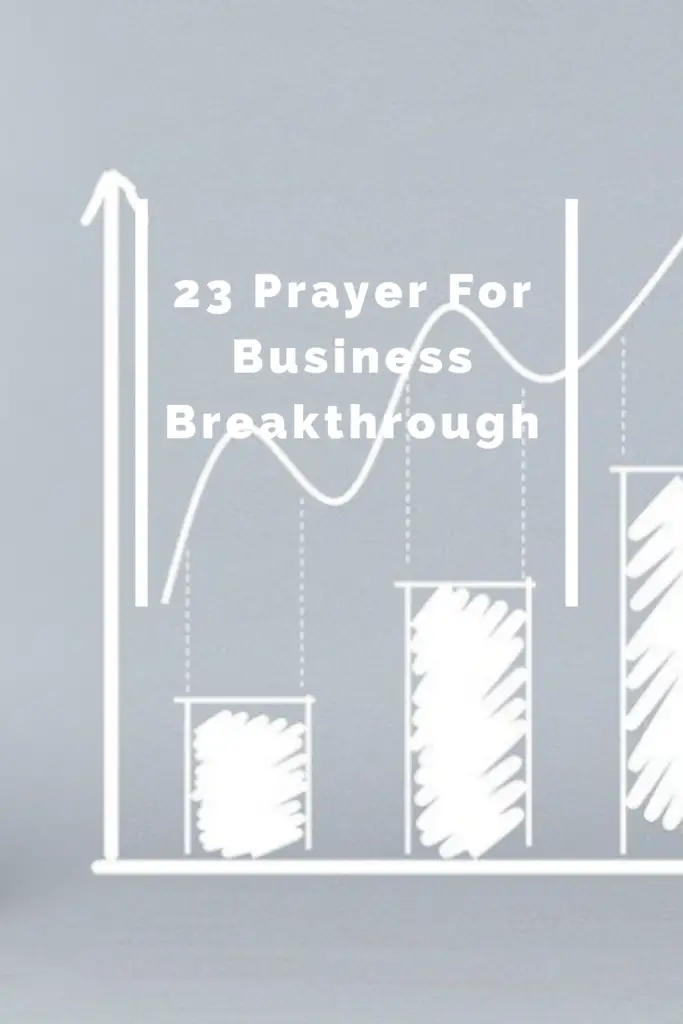 prayer for business breakthrough