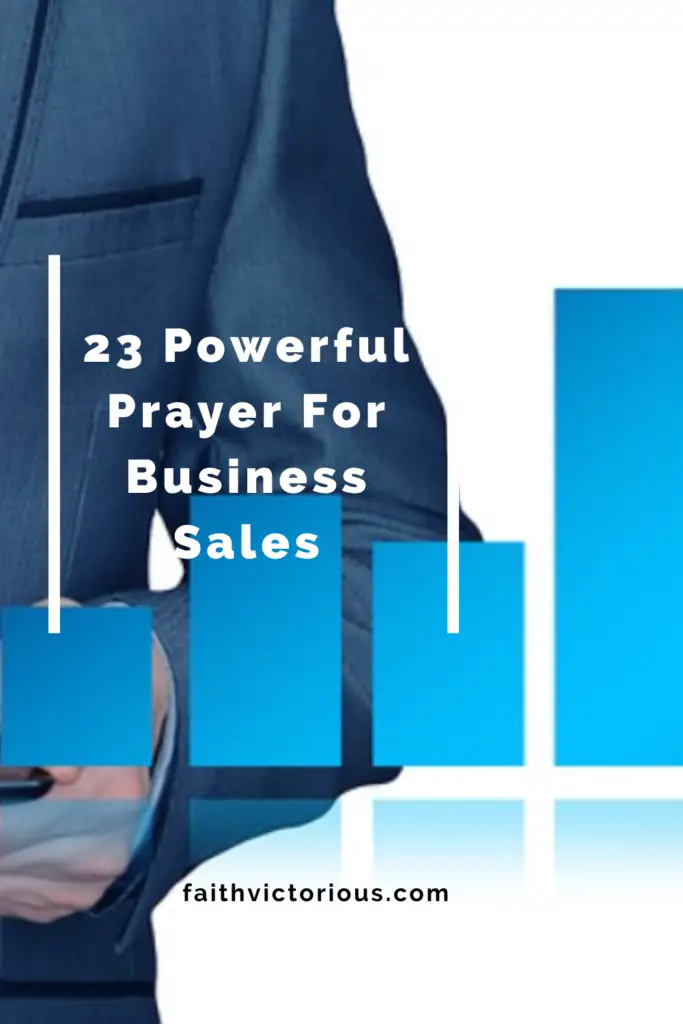 prayer for business sales