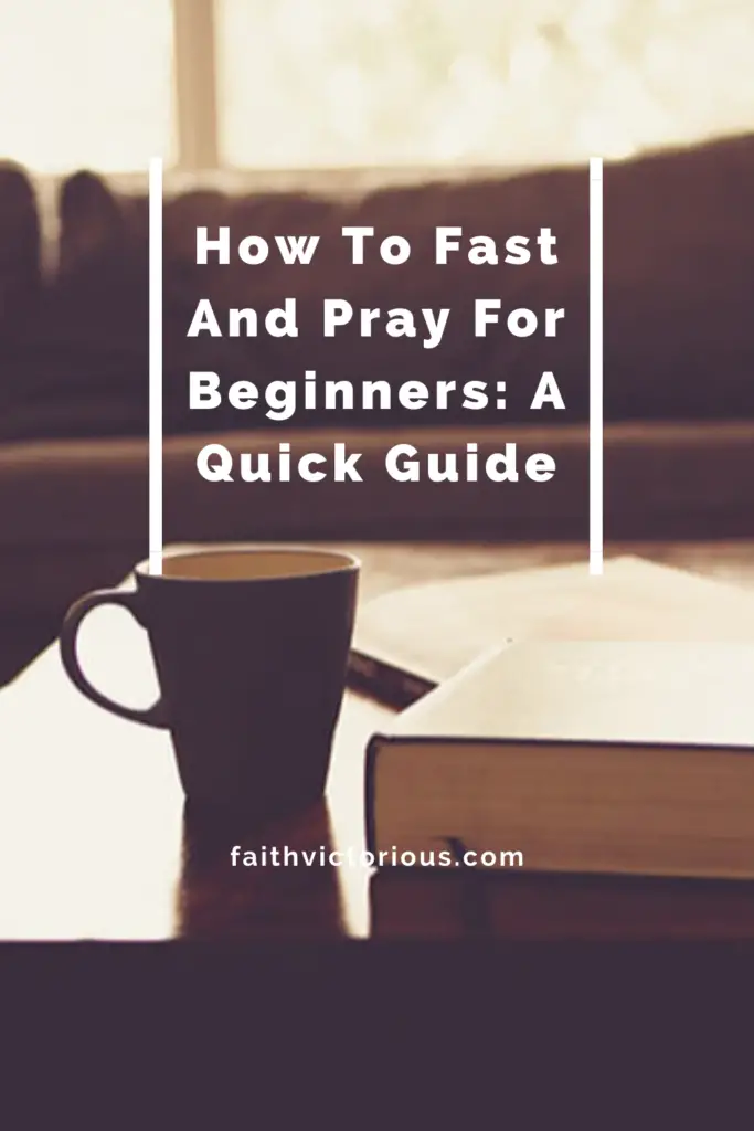 how to fast and pray for beginners