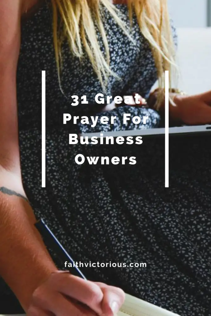 prayer for business owners