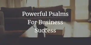 powerful psalms for business success