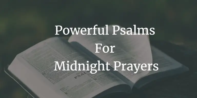 31+ Powerful Psalms For Midnight Prayers - Faith Victorious