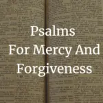 psalms for mercy and forgiveness