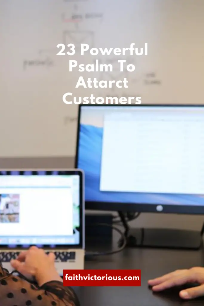 psalm to attract customers