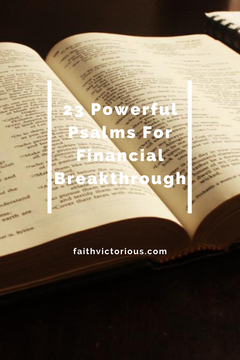 23+ Psalms For Financial Breakthrough - Faith Victorious