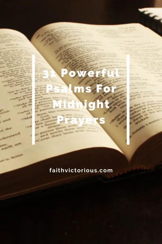 psalms for midnight prayers