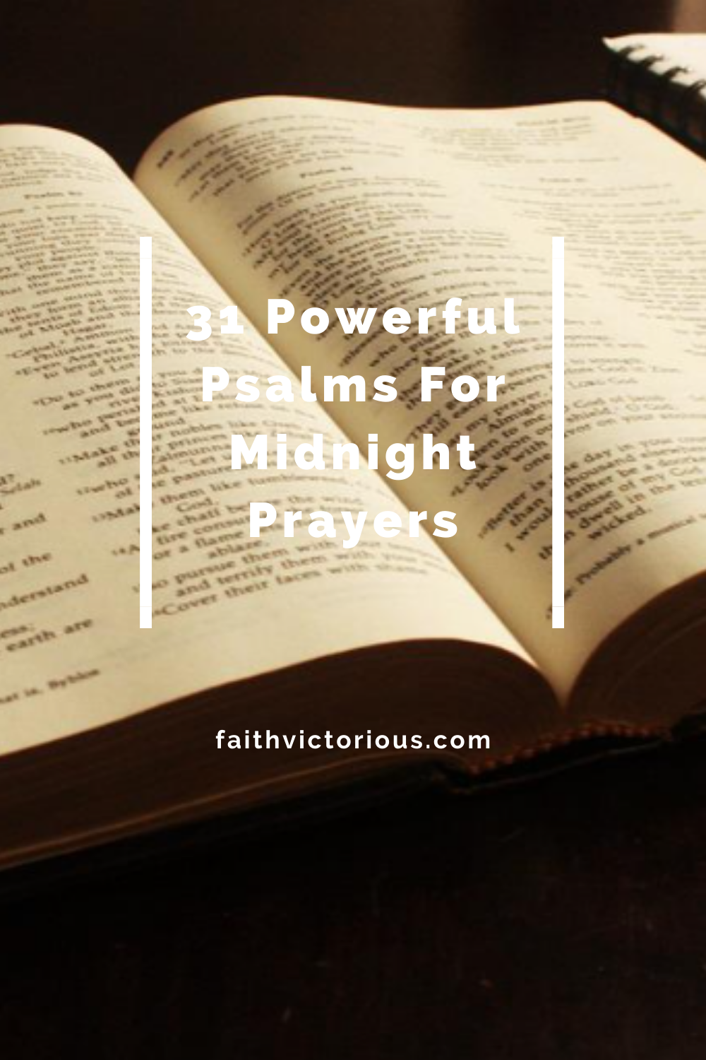 31+ Powerful Psalms For Midnight Prayers - Faith Victorious