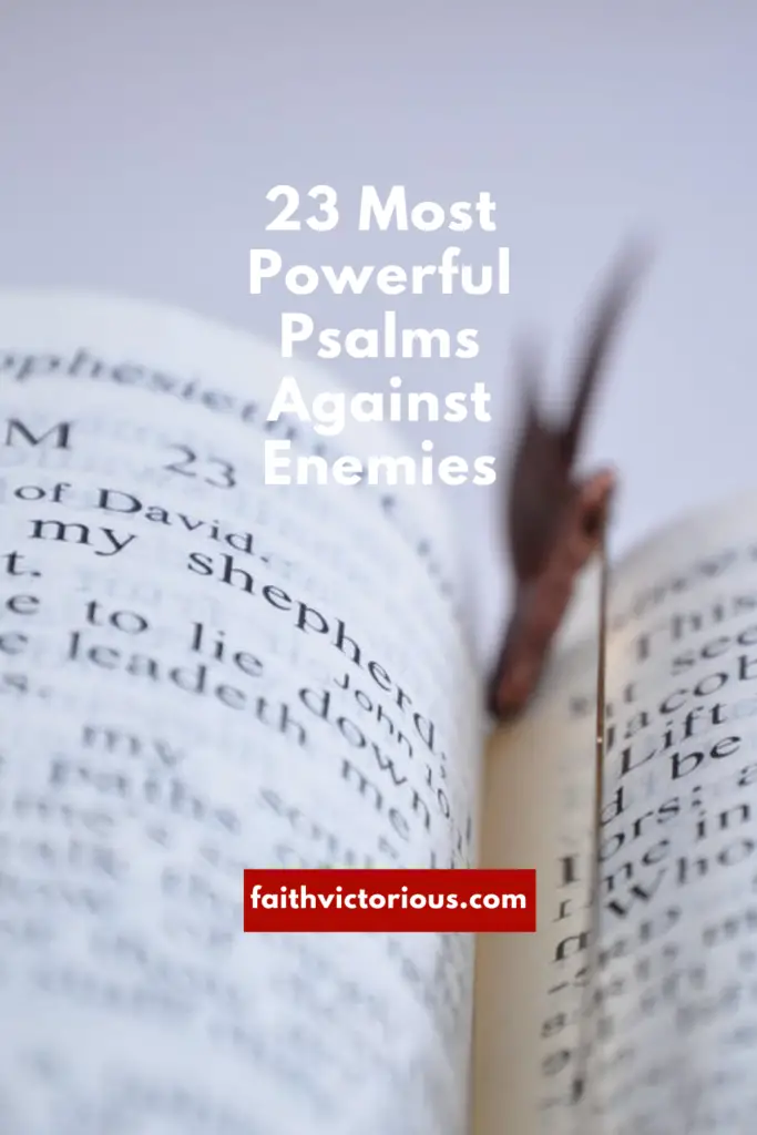 Most powerful psalms against enemies