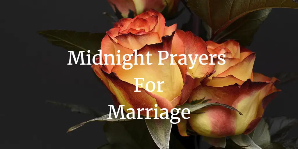 midnight prayers for marriage