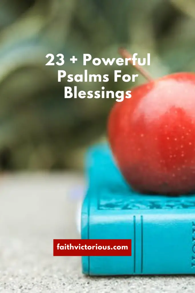 powerful psalms for blessings