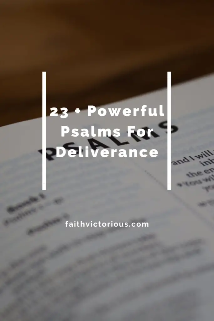 powerful psalms for deliverance 