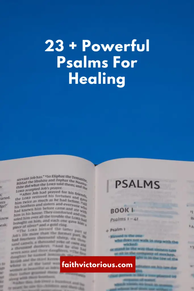 powerful psalms for healing