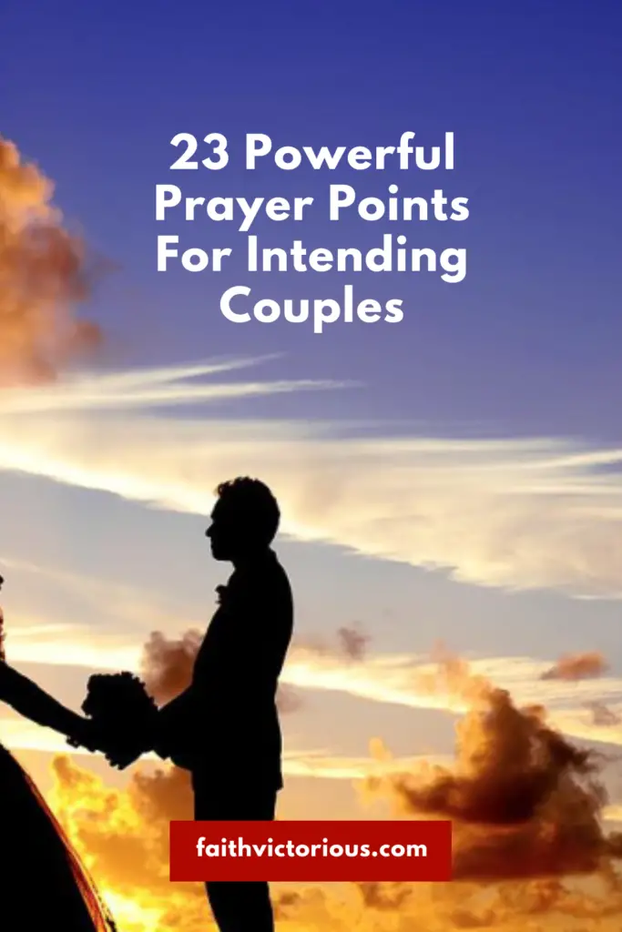prayer points for intending couples