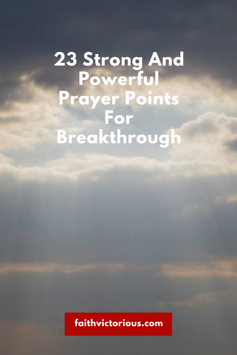 prayer points for travelling breakthrough