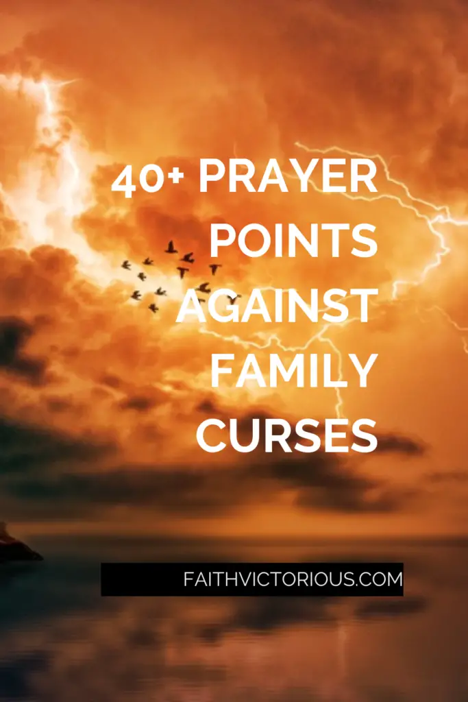 Prayer points against family curses