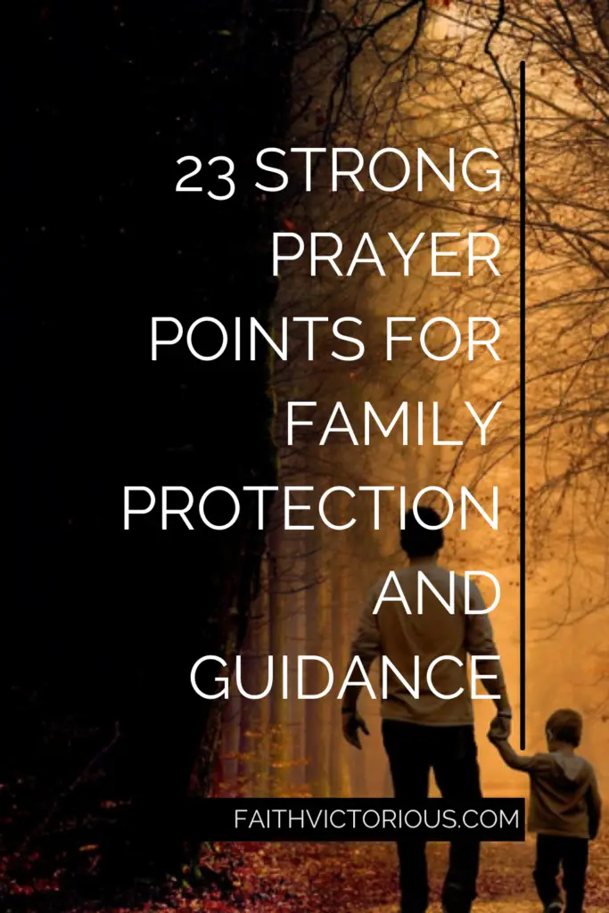 prayer points for family protection and guidance