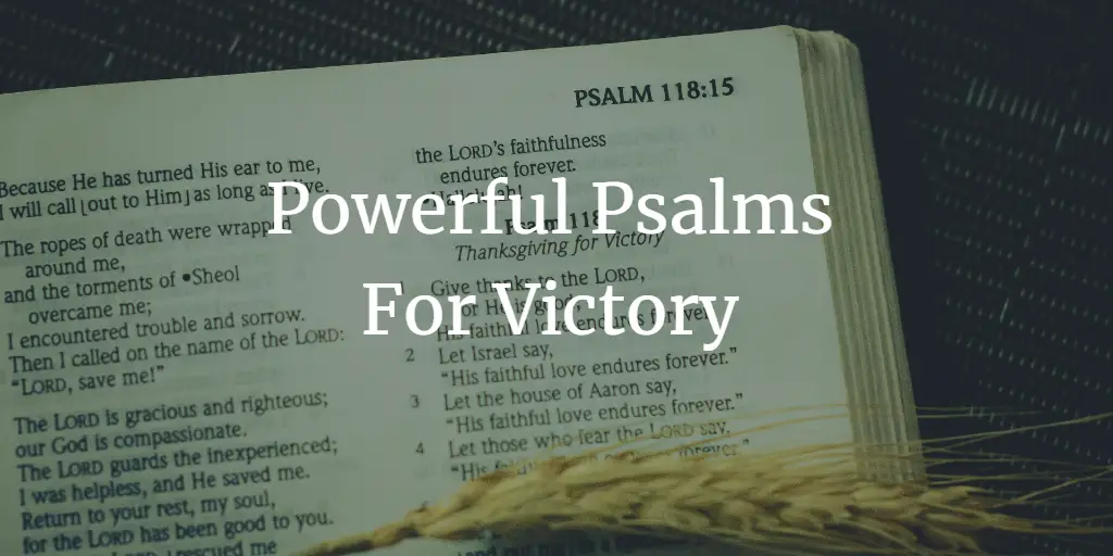 23+ Powerful Psalms For Victory